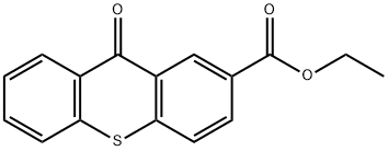 9-オキソ-9H-チオキサンテン-2-カルボン酸エチル 化学構造式