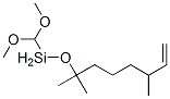 dimethoxymethyl[(1,1,5-trimethylhept-6-enyl)oxy]silane 结构式