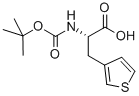 BOC-L-3-噻吩丙氨酸, 83825-42-7, 结构式