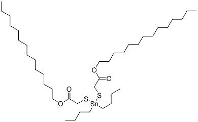tetradecyl 4,4-dibutyl-7-oxo-8-oxa-3,5-dithia-4-stannadocosanoate 结构式