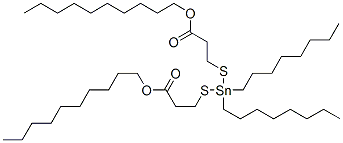 decyl 5,5-dioctyl-9-oxo-10-oxa-4,6-dithia-5-stannaicosanoate Structure