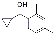 α-シクロプロピル-2,4-ジメチルベンゼンメタノール 化学構造式