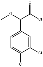 2-(3,4-dichlorophenyl)-2-methoxyacetyl chloride,83833-34-5,结构式