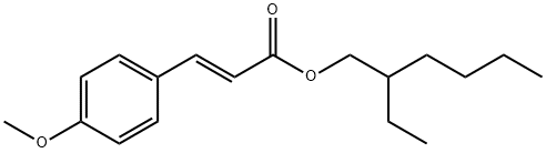 4-METHOXYCINNAMIC ACID 2-ETHYLHEXYL ESTER Struktur