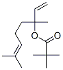 1,5-dimethyl-1-vinylhex-4-enyl pivalate 结构式