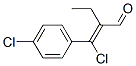 2-[chloro(4-chlorophenyl)methylene]butyraldehyde Structure