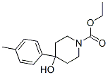 4-ヒドロキシ-4-(p-トリル)-1-ピペリジンカルボン酸エチル 化学構造式