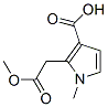methyl 3-carboxy-1-methyl-1H-pyrrole-2-acetate 结构式