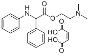 GLYCINE, N,2-DIPHENYL-, 2-(DIMETHYLAMINO)ETHYL ESTER, MALEATE 结构式