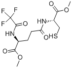 N-(N-TRIFLUOROACETYL-L-G-GLUTAMYL)-L-CYSTEINE DIMETHYL ESTER Structure