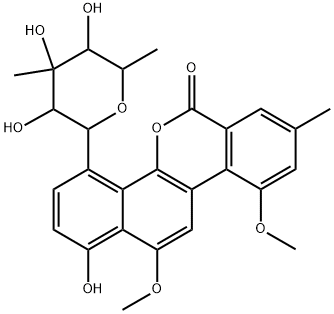 金黄霉素B,83852-56-6,结构式