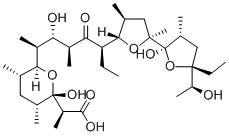 (2S)-20-デ(1-ヒドロキシプロピル)-20-(1-ヒドロキシエチル)-2-メチルリソセリン 化学構造式