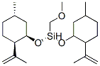 [1R-(1alpha,(1R*,2S*,5R*),2beta,5alpha)]-methoxymethylbis[[5-methyl-2-(1-methylvinyl)cyclohexyl]oxy]silane Struktur