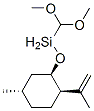 [1R-(1alpha,2beta,5alpha)]-dimethoxymethyl[[5-methyl-2-(1-methylvinyl)cyclohexyl]oxy]silane Struktur