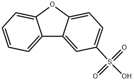 二苯并呋喃-水合-2-二磺酸,83863-63-2,结构式