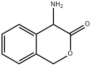 3H-2-Benzopyran-3-one,  4-amino-1,4-dihydro- 结构式