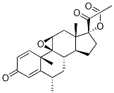(9β,11β)-Epoxy FluoroMetholone Acetate Struktur