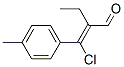 2-[chloro(4-methylphenyl)methylene]butyraldehyde 结构式