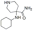 4-(cyclohexylamino)piperidine-4-carboxamide Structure