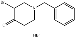 1-苄基-3-溴-4-哌啶酮氢溴酸盐 结构式