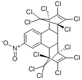 2-NITRONAPHTHALENE-BIS(HEXACHLOROCYCLOPENTADIENE) ADDUCT, TECH. Struktur