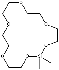 2,2-二甲基-1,3,6,9,12,15-六氧杂-2-硅杂十七烷,83890-22-6,结构式