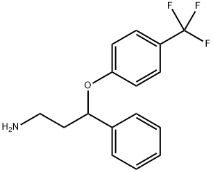 3-フェニル-3-[4-(トリフルオロメチル)フェノキシ]プロパン-1-アミン 化学構造式