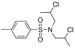 N,N-ビス(2-クロロプロピル)-4-メチルベンゼンスルホンアミド 化学構造式