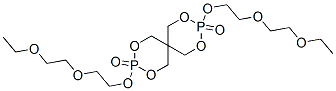 3,9-bis[2-(2-ethoxyethoxy)ethoxy]-2,4,8,10-tetraoxa-3,9-diphosphaspiro[5.5]undecane 3,9-dioxide 结构式