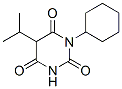 1-シクロヘキシル-5-イソプロピルバルビツル酸 化学構造式