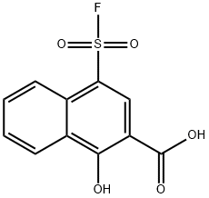 4-氟磺酰-1-羟基-2-萘甲酸,839-78-1,结构式