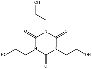 1,3,5-Tris(2-hydroxyethyl)cyanuric acid Structure