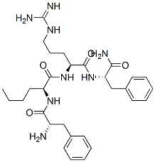 phenylalanyl-norleucyl-arginyl-phenylalaninamide Structure