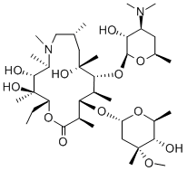 阿奇霉素,83905-01-5,结构式