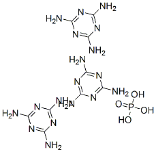 tri[1,3,5-triazine-2,4,6-triamine] phosphate 化学構造式