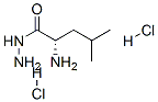L-ロイシンヒドラジド・2塩酸塩 化学構造式