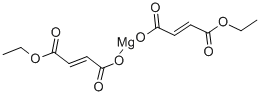 ビス[(E)-3-(エトキシカルボニル)プロペン酸]マグネシウム 化学構造式