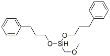 methoxymethylbis(3-phenylpropoxy)silane Structure