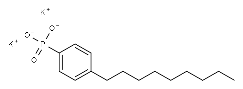 potassium (4-nonylphenyl) phosphonate Structure