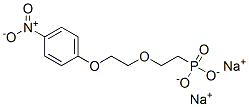 sodium [2-[2-(4-nitrophenoxy)ethoxy]ethyl] phosphonate Struktur