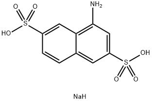 4-アミノ-2,6-ナフタレンジスルホン酸/ナトリウム,(1:x) 化学構造式