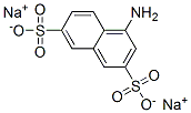 4-aminonaphthalene-2,7-disulphonic acid, sodium salt 结构式