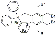 [[pentakis(bromomethyl)phenyl]methyl]triphenylphosphonium bromide 结构式