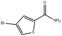 4-BROMOTHIOPHENE-2-CARBOXAMIDE 结构式