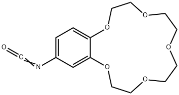 4'-ISOCYANATOBENZO-15-CROWN-5 Structure