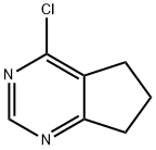 4-クロロ-6,7-ジヒドロ-5H-シクロペンタ[D]ピリミジン 化学構造式