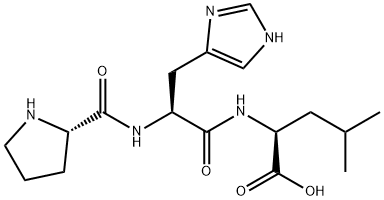 H-PRO-HIS-LEU-OH Structure