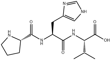 H-PRO-HIS-VAL-OH 化学構造式