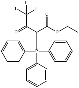 ETHYL 4,4,4-TRIFLUORO-2-(TRIPHENYLPHOSPHORANYLIDENE)ACETOACETATE Structure