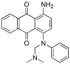1-amino-4-[[(dimethylamino)methyl]anilino]anthraquinone 结构式